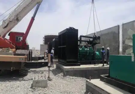 نصب و راه اندازی نیروگاه پایانه نفتی جاسک