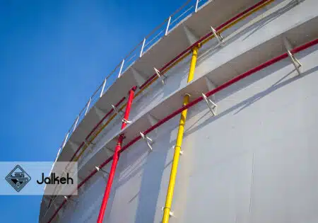 دو دستگاه مخزن یکصد هزار بشکه ای با سقف ثابت (M و N)