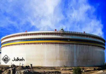 طراحی و احداث دو دستگاه مخزن ذخیره نفت خام