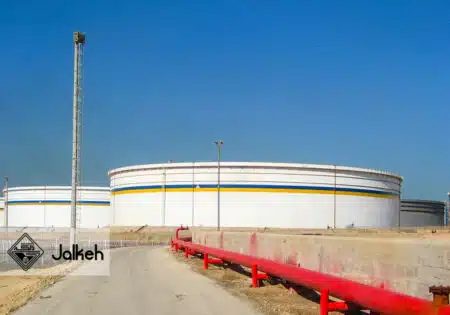 طراحی و احداث دو دستگاه مخزن ذخیره نفت خام
