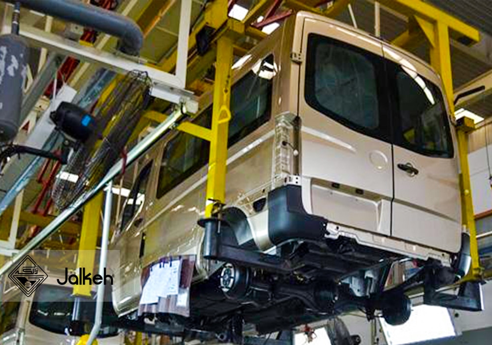 سالن توليد ون ايران خودرو ديزل