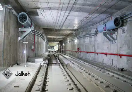 سیستم تهویه تونل ادامه خط یک قطار شهری مشهد